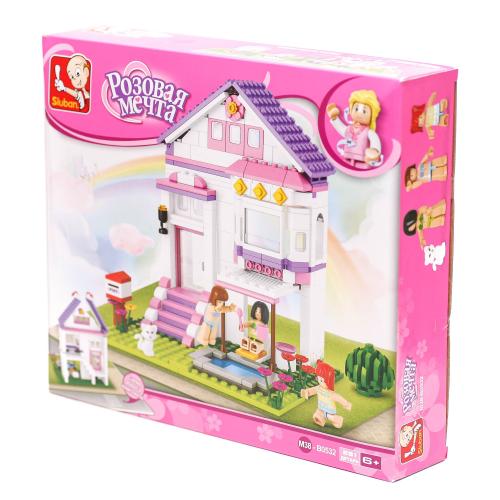 Конструктор SLUBAN Рожева мрія, M38-B0532 Конструктор SLUBAN Рожева мрія, M38-B0532