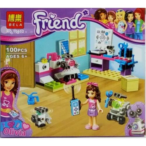 Конструктор BELA Friends, 100 дет., в кор-ке (дев.), 10602 Конструктор BELA Friends, 100 дет., в кор-ке (дев.), 10602