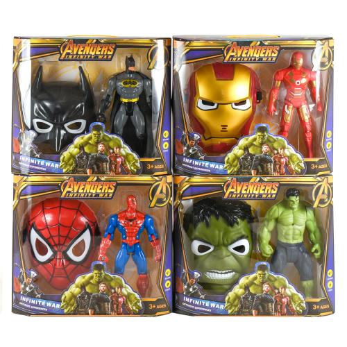 Герои с маской, подсветка, в кор-ке, 8824 А-1/3/4/6/7/8