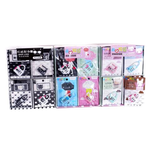 Игрушка, кодовый замок, микс видов, на листе, MK 1867