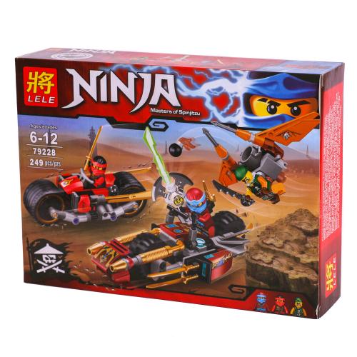 Конструктор NINJA, 249 дет., в кор-ке (мал.), 79228
