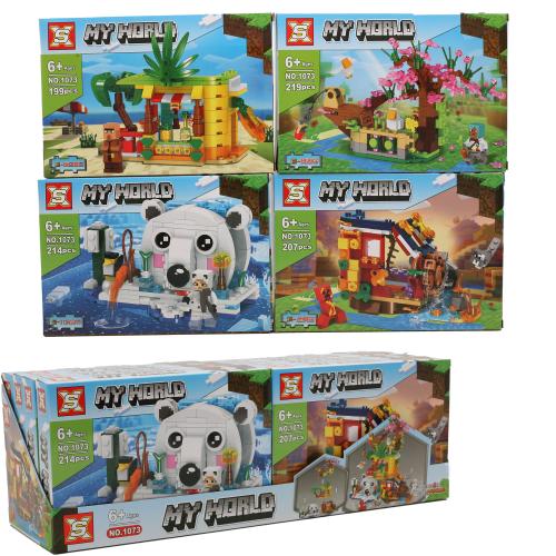 Конструктор MY WORLD 199+ ел., 1073-48