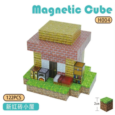 Магнітний конструктор блоковий "Minecraft"