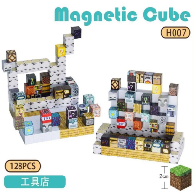 Магнітний конструктор блоковий "Minecraft"