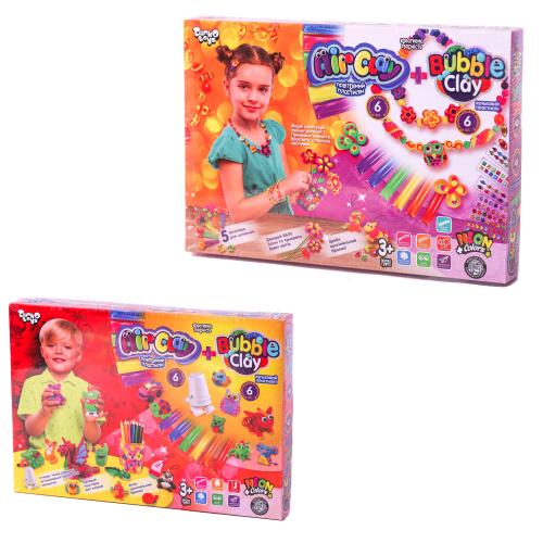 Самозастывающий пластилин "Air Clay+Bubble Clay", ДТ-ТЛ-02-40