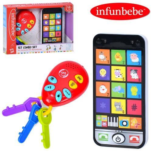 Іграшковий набір 2 в1 телефон і брелок з ключами, LS010C-LS1010 Іграшковий набір 2 в1 телефон і брелок з ключами, LS010C-LS1010