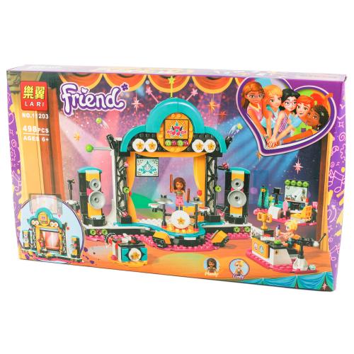 Конструктор FRN, сцена, музыкальные инструменты (498 деталей), 11203