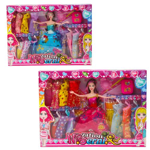 Лялька з нарядами, 29 см, 2 види, в кор-ці, 263G-22