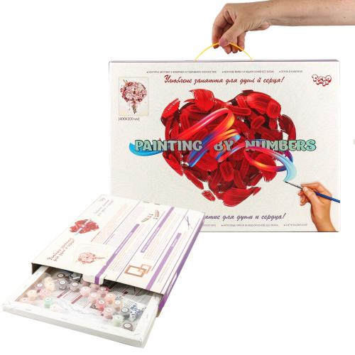 Набор для твор/ PAINTING NUMBERS 30*40 кор MIX/10, ДТ-ОО-09288
