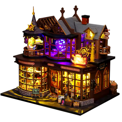 Румбокс "ЧАРІВНИЙ БУДИНОЧОК ЗІ СКАРБАМИ"   27х26х21см