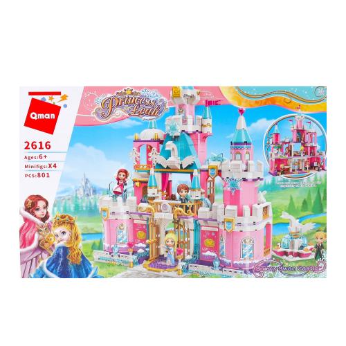 Конструктор Qman замок принцессы. 801 деталей, 2616 Qman
