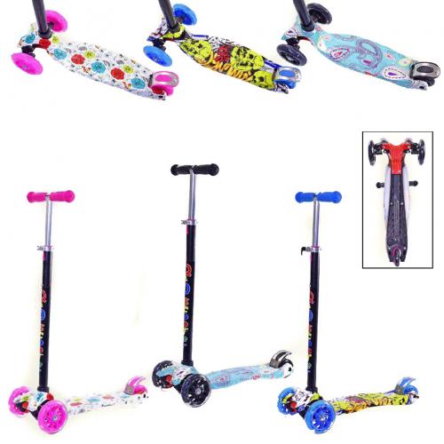 Самокат, 3 вида, 4 кол., в кор-ке, SC17038 Самокат, 3 вида, 4 кол., в кор-ке, SC17038