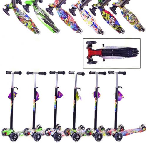 Самокат, 6 видов, 4 кол, в кор-ке, SC17064