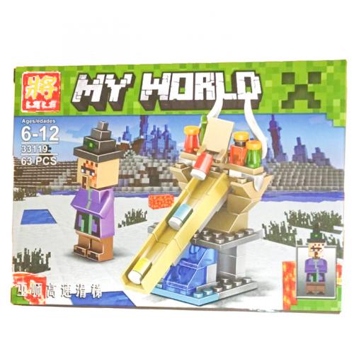 Конструктор Minecraft, 63 дет., в кор-ке (мал.), SM1876