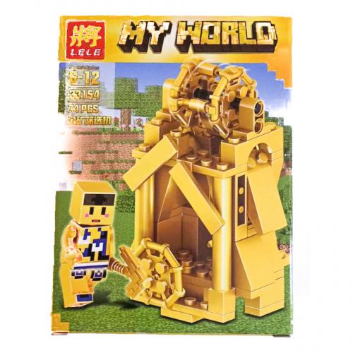 Конструктор Minecraft, 74 дет., в кор-ке (мал.), MK33154