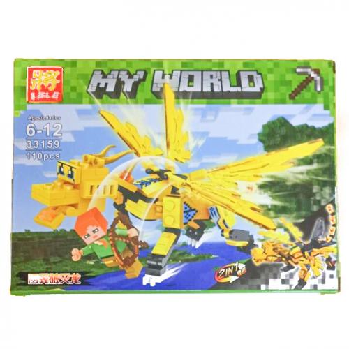 Конструктор Minecraft, 110 дет., в кор-ке (мал.), MK33159