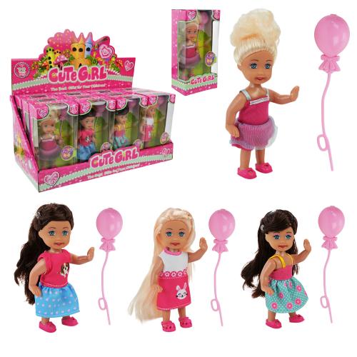 Лялька мікс видів, 4 види, короб. 7,5*5*15 см, 86001-B