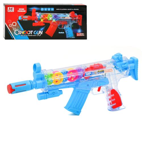 Автомат 34см, рухомі шестерні, звук, світло, на бат-ці, 3383 Автомат 34см, рухомі шестерні, звук, світло, на бат-ці, 3383