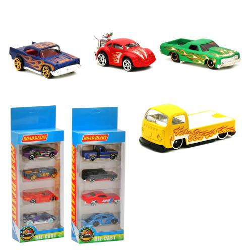 Набір машинок 8см, метал, 3 види, 4шт в кір-ці, 27-10-4см, 699-04S Набір машинок 8см, метал, 3 види, 4шт в кір-ці, 27-10-4см, 699-04S