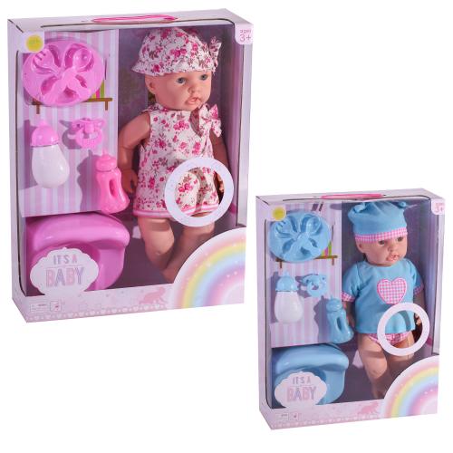 Пупс 40 см, 2 види, в кор-ці, 6115DF