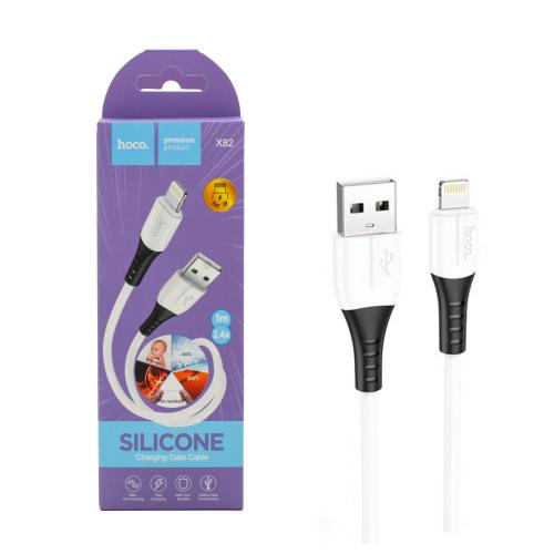 Зарядний дата-кабель HOCO X82 iPhone, 99176