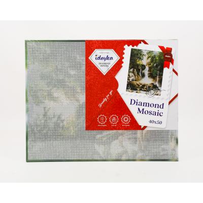 Набір з алмазною мозаїкою "Пейзаж із водоспадом" 40х50см, ID-AMO7275