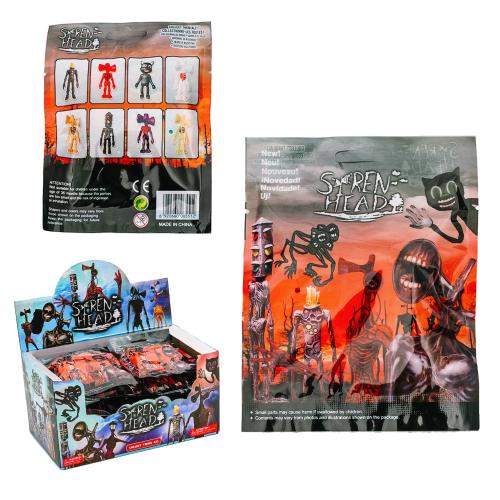 Сиреноголовий фігурка ігрова Siren Head з 3-ма картками Монстри в асортименті 8 різновидів (065512), 065512
