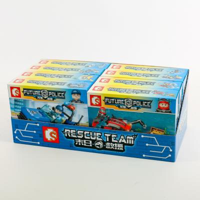 Конструктор полиция, транспорт, 602001-602008