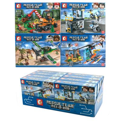 Конструктор транспорт, фигурки, от 116 деталей, 603013-603016