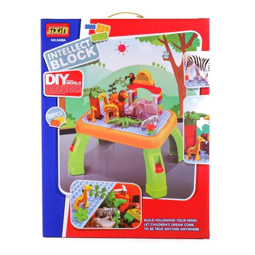 Конструктор ZOO, 55 дет., в кор-ке, 3688A