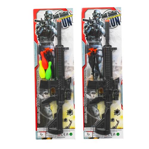 Автомат 45,5см, кулі-присоски 3шт, M16B-3-4