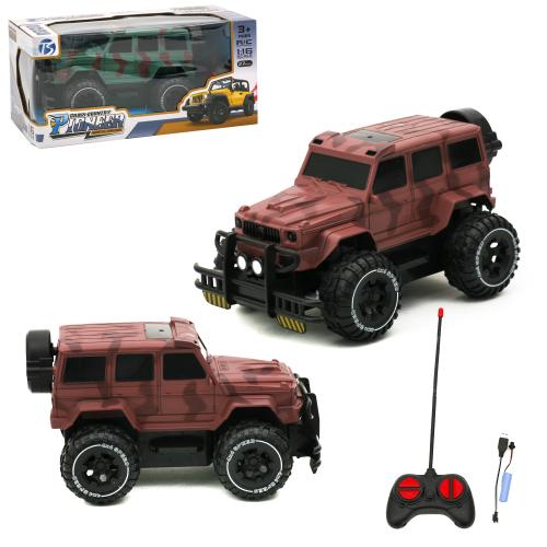Джип р/в, акум, USBзар, 20см, 1:16, світло, 136-2B-3B