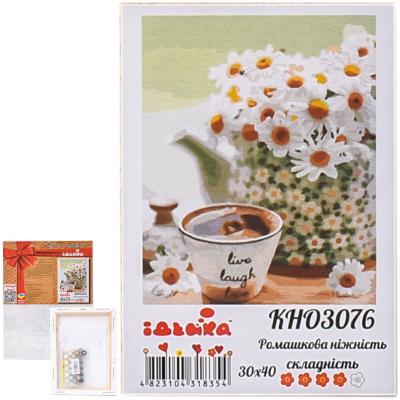 Набор для росписи по номерам "Ромашковая нежность", 30х40 см, ID-KHO3076