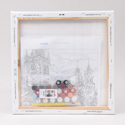 Набор для росписи по номерам "С любовью в сердце", 40х40 см, ID-KHO3523