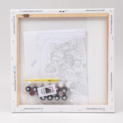 Набор для росписи по номерам "Сладкий малыш", 40х40 см, ID-KHO4039