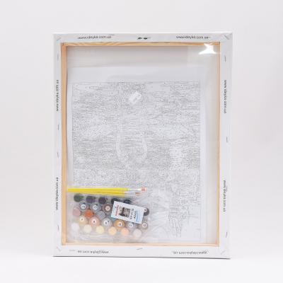 Набор для росписи по номерам "Романтическая Прага", 40х50 см, ID-KHO4135