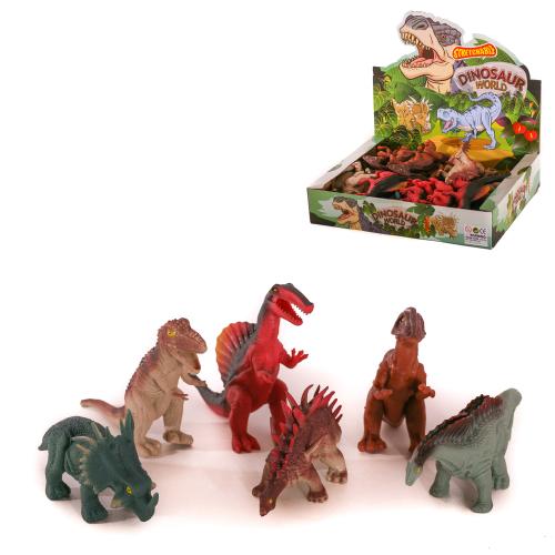 Динозавр, 6 видів, в дисплеї, A184-DB