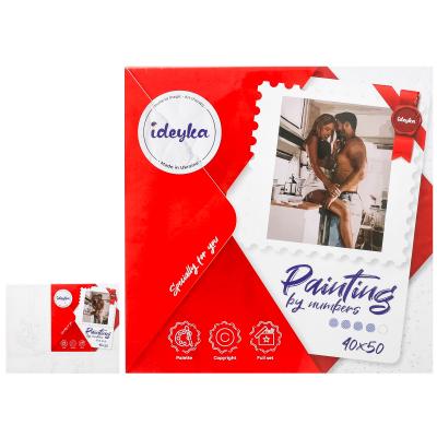 Набір для розпису по номерах. "Шалене кохання" 40*50см , ID-KHO4769 Набір для розпису по номерах. "Шалене кохання" 40*50см , ID-KHO4769