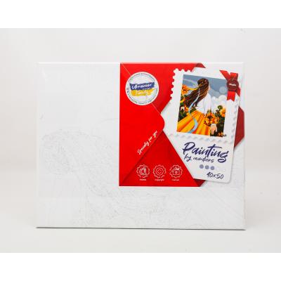 Набір для розпису по номерах. "Моя квітуча Україна" 40х50см , ID-KHO4984 Набір для розпису по номерах. "Моя квітуча Україна" 40х50см , ID-KHO4984