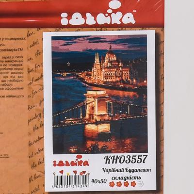 Набор для росписи по номерам "Волшебный Будапешт", 40х50 см, ID-KHO3557