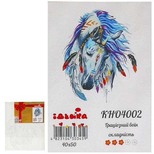 Набор для росписи по номерам "Грациозный воин", 40х50 см, ID-KHO4002
