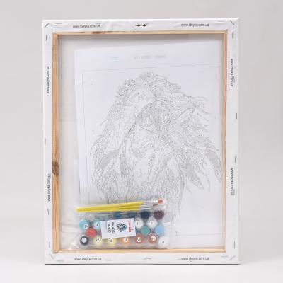 Набор для росписи по номерам "Грациозный воин", 40х50 см, ID-KHO4002