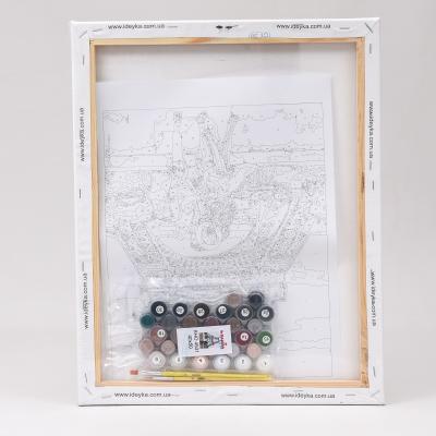 Набор для росписи по номерам "Сладкая парочка", 40х50 см, ID-KHO4531 Набор для росписи по номерам "Сладкая парочка", 40х50 см, ID-KHO4531