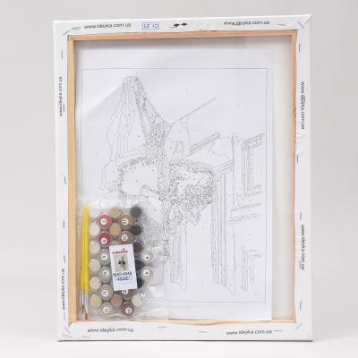 Набор для росписи по номерам "Изысканность балерины", 40х50 см, ID-KHO4548