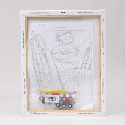 Набор для росписи по номерам "Любимый цвет", 40х50 см, ID-KHO4555