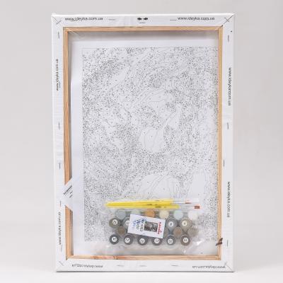 Набор для росписи по номерам "Золотые объятия", 35х50 см, ID-KHO4563