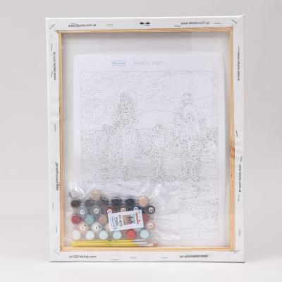 Набор для росписи по номерам "Семейный отдых", 40х50 см, ID-KHO4679 Набор для росписи по номерам "Семейный отдых", 40х50 см, ID-KHO4679