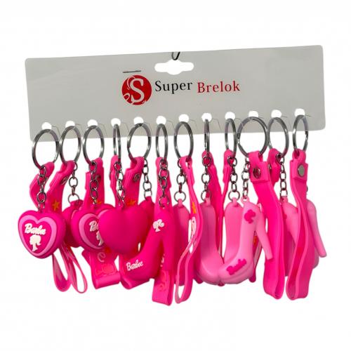Брелок "Туфелька+ серце Барбі", 3191