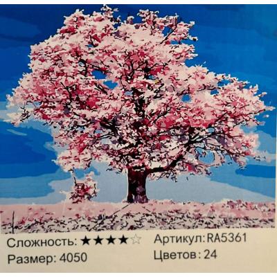 Набір для розпису за номерами "Сакура"
