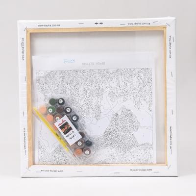 Набор для росписи по номерам "Хищные мысли", 40х40 см, ID-KHO4179